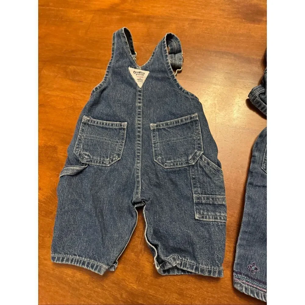 Baby Vintage Oshkosh pant and overall bundle size 0-3 months